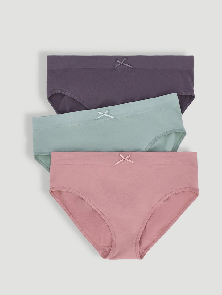 3 Pack Seamless Hi-Cut - Multi