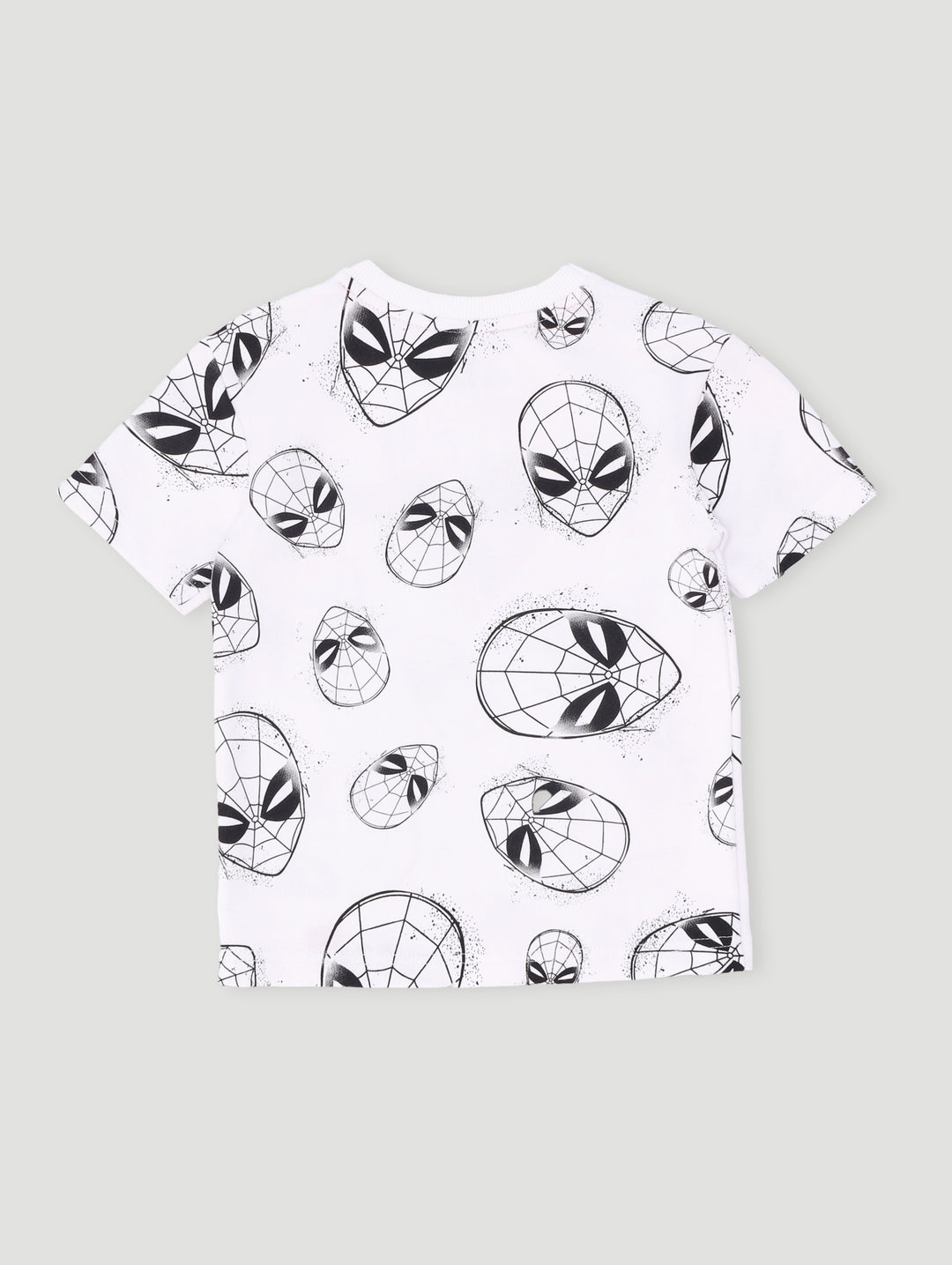 Pre-Boys Spiderman Fleece Crew Top - White
