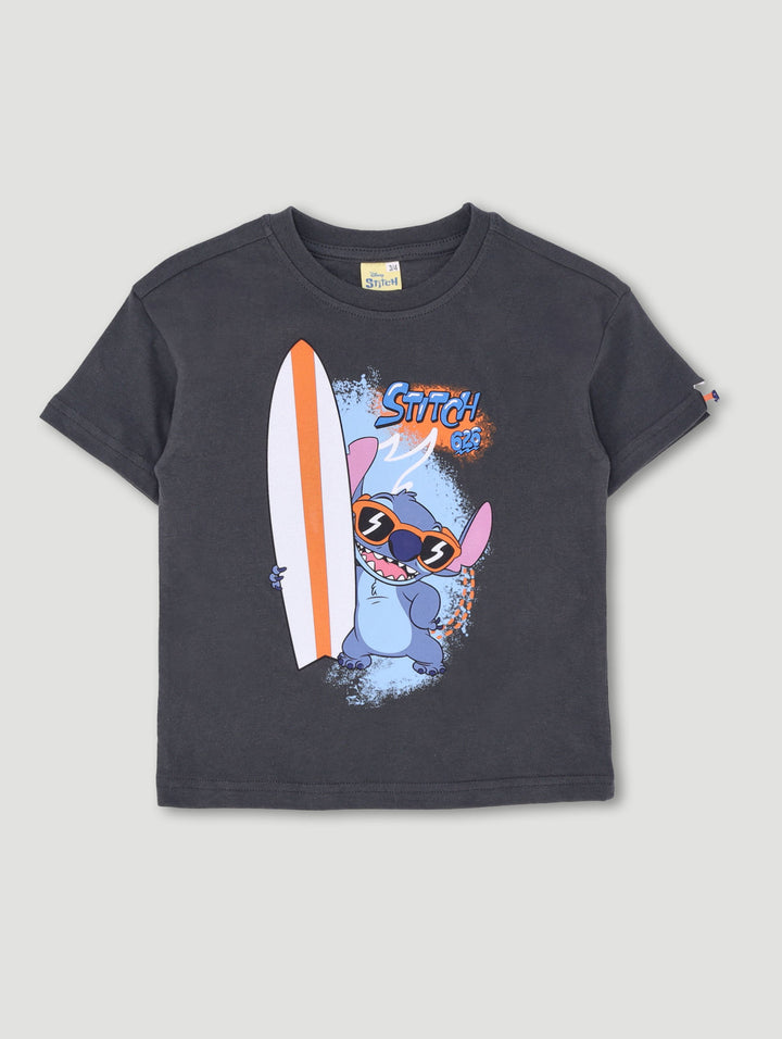 Pre-Boys Stitch Tee - Grey