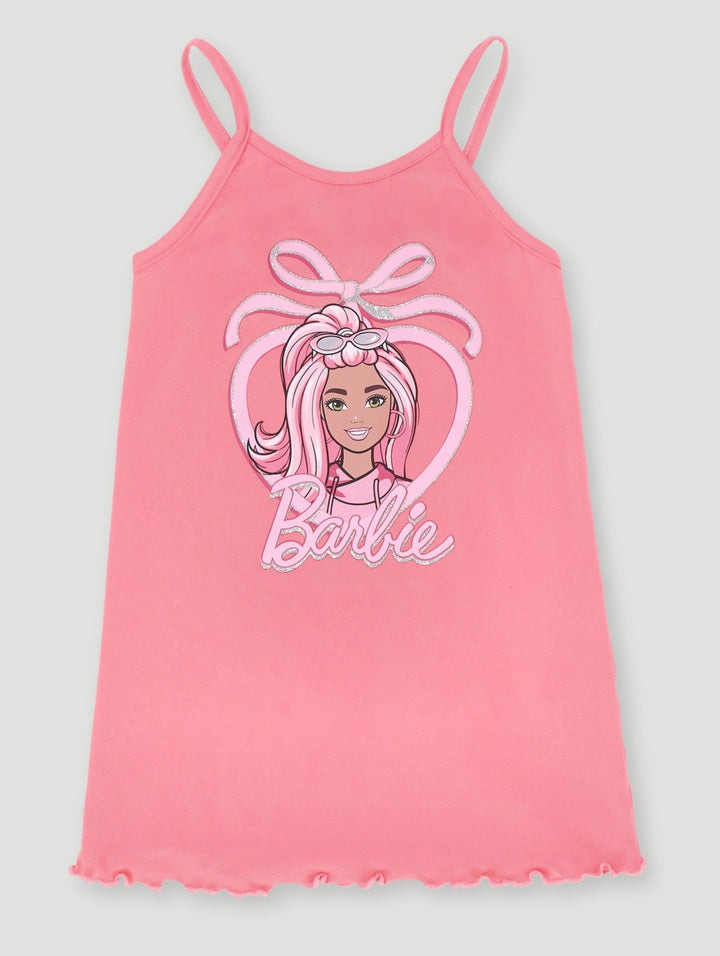 Pre-Girls Strappy Barbie Sleepshirt - Pink