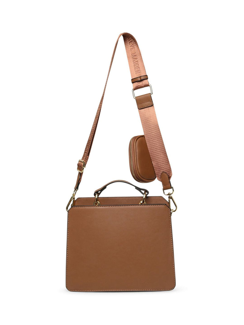 Bevelyn Top Handle Bag - Brown