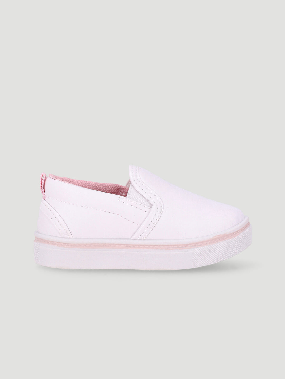 Baby Girls Canvas Sneaker - White