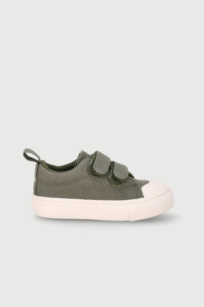 Baby Boys Plain Sneaker - Fatigue