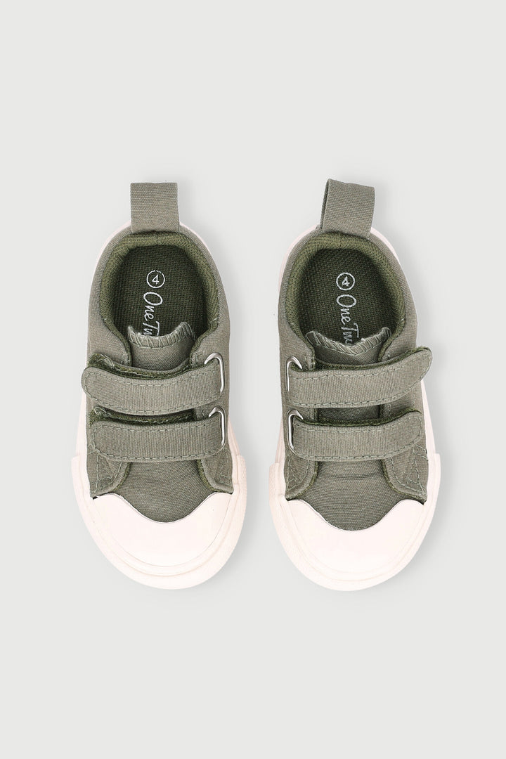 Baby Boys Plain Sneaker - Fatigue