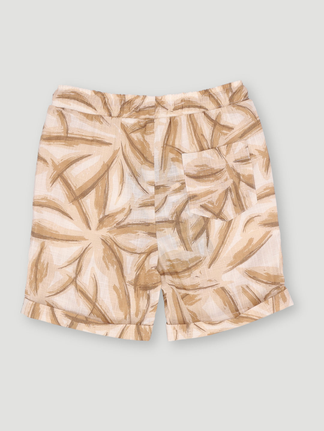 Pre- Boys Palm Cotton Slub Short - Multi
