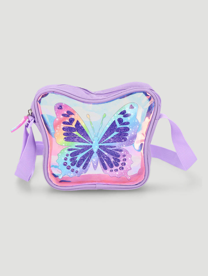 Pre-Girls Butterfly Sling Bag - Multi