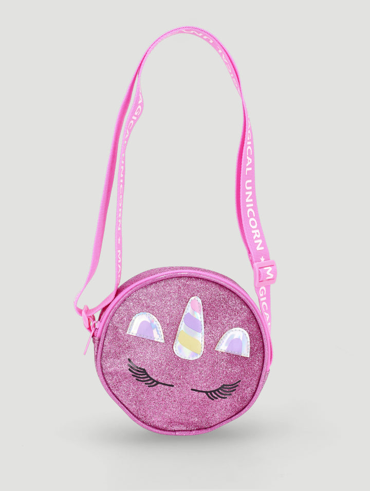 Pre-Girls Unicorn Sling Bag - Pink