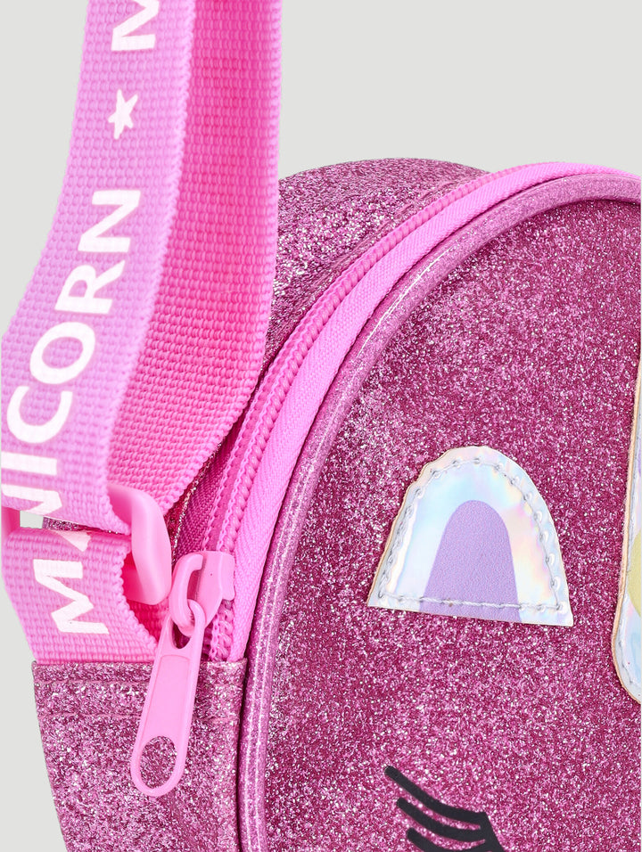 Pre-Girls Unicorn Sling Bag - Pink