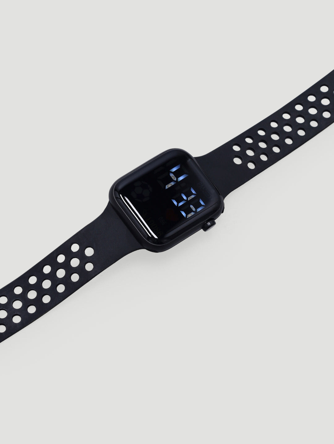 Pre-Boys Square Led Watch - Black