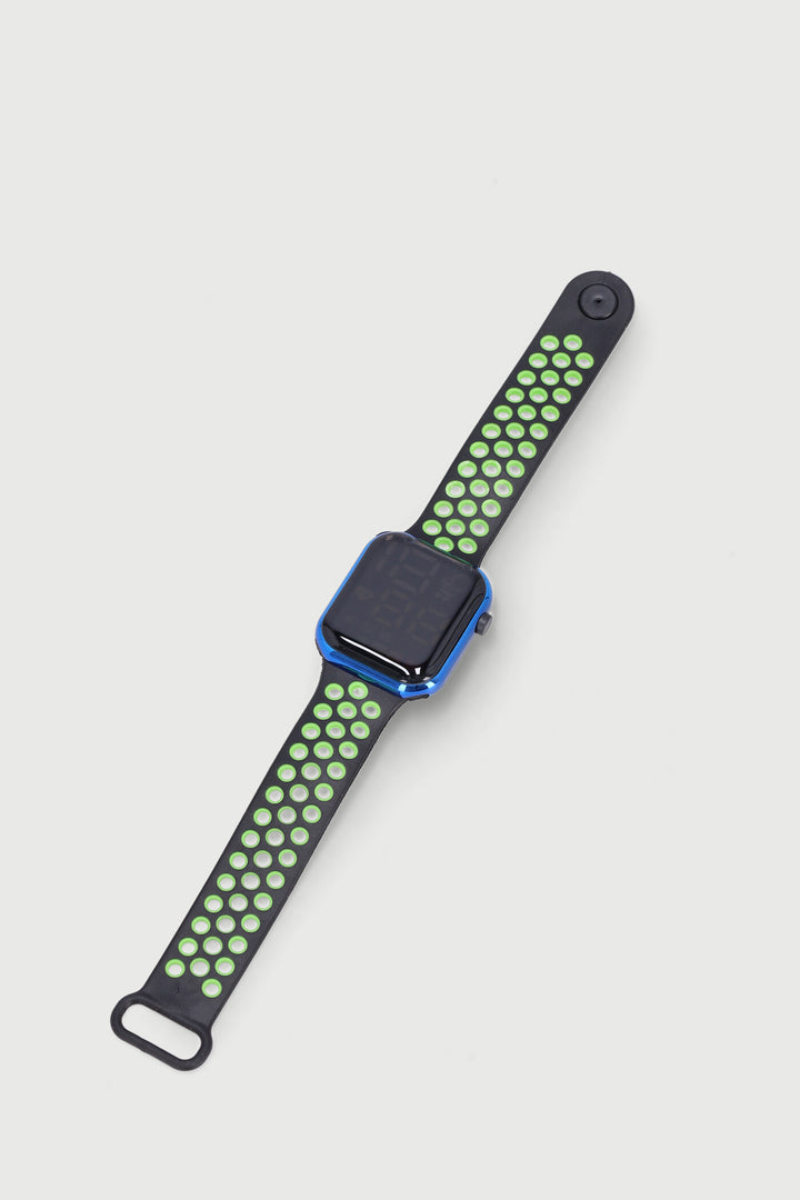 Pre-Boys Led Watch - Blue/Lime