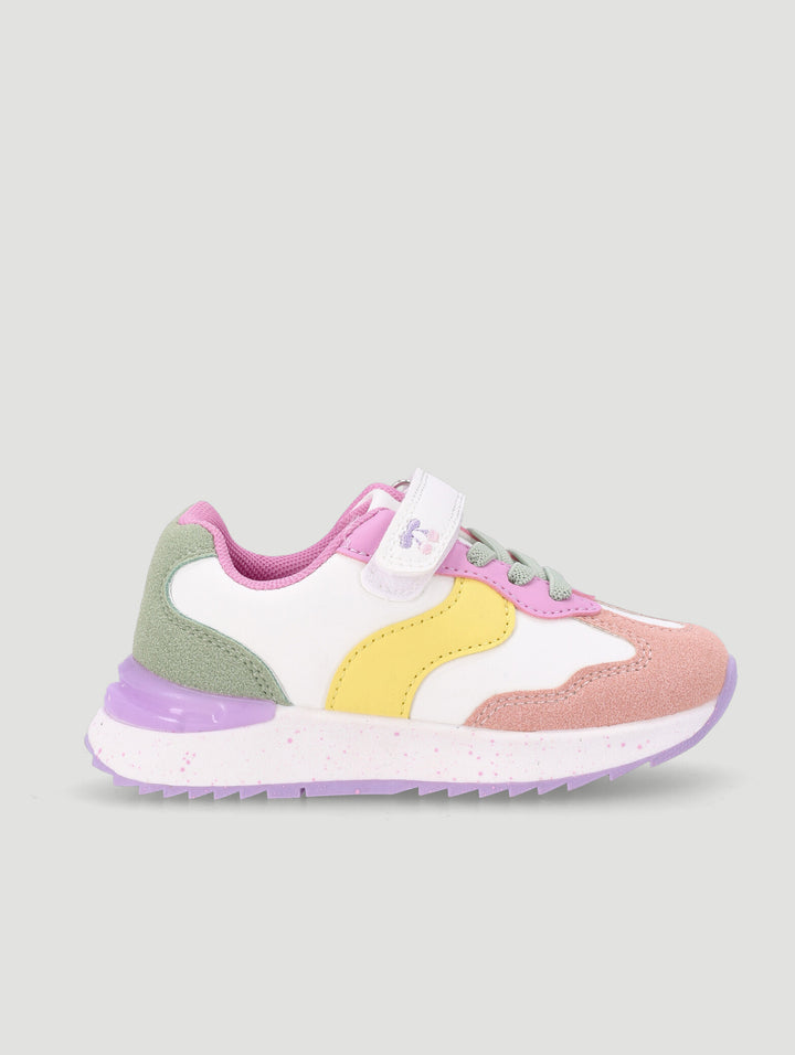 Pre-Girls Multi Retro Sneaker