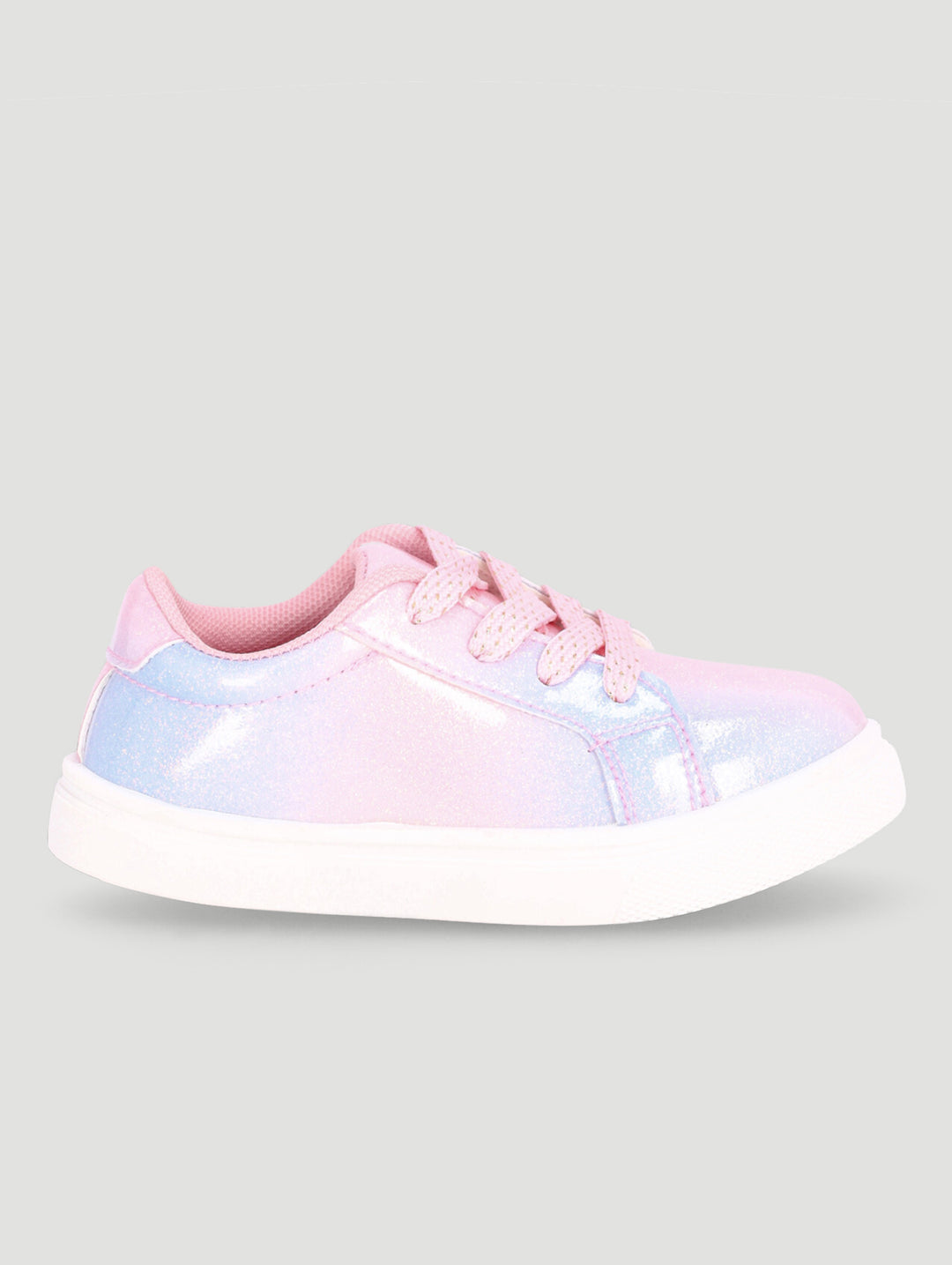Pre-Girls Rainbow Glitter Sneaker - Pink