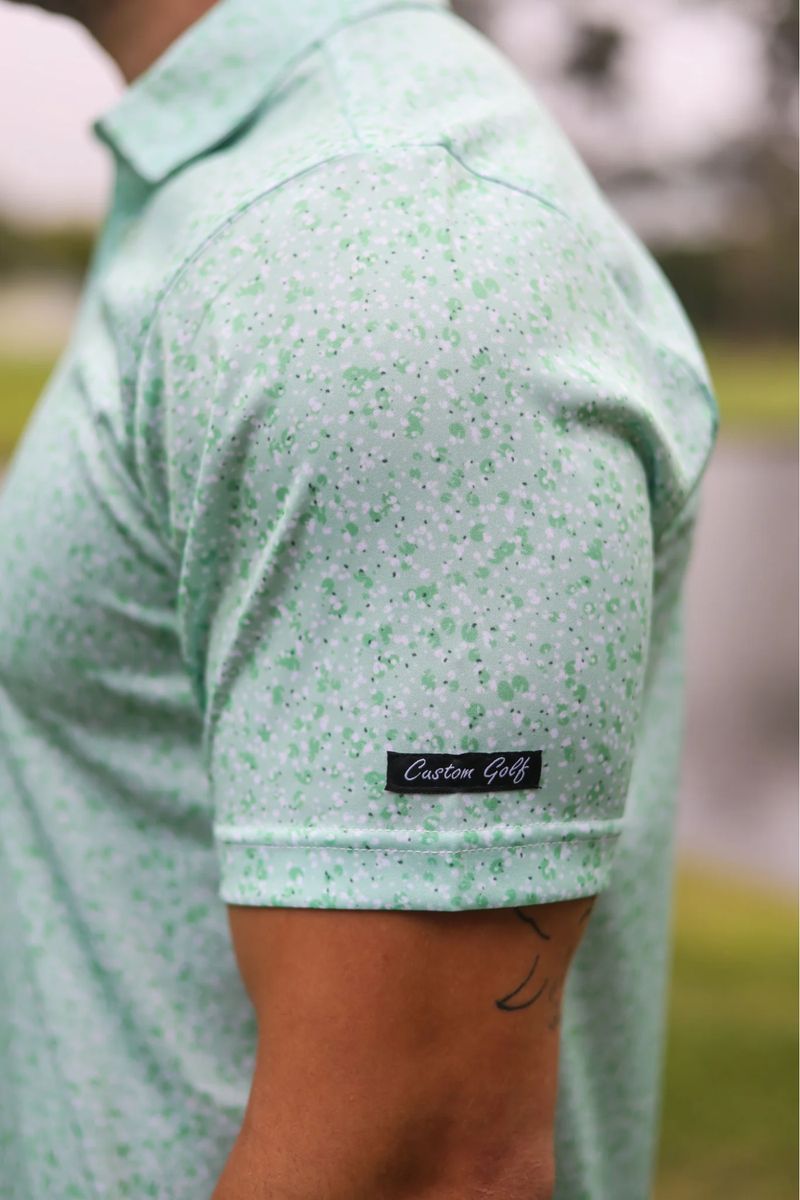 Paint Splatter Golfer - Green