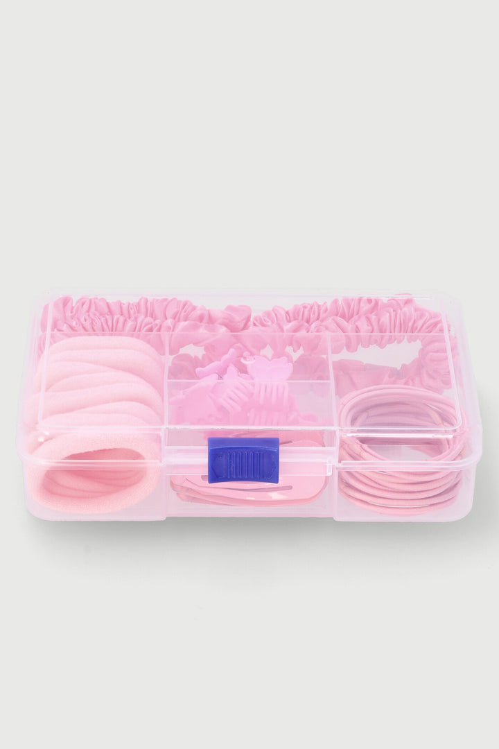 Pre-Girls Headband & Clips Set - Pink