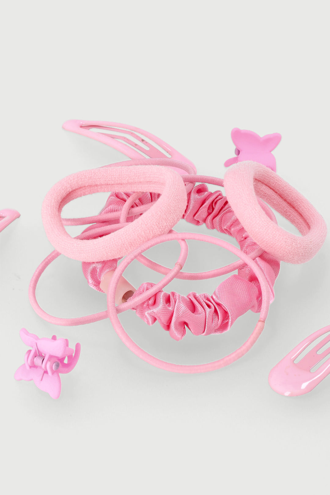 Pre-Girls Headband & Clips Set - Pink