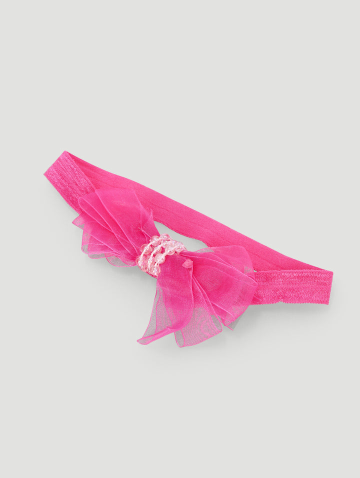 Pre-Girls Bow Headband - Pink
