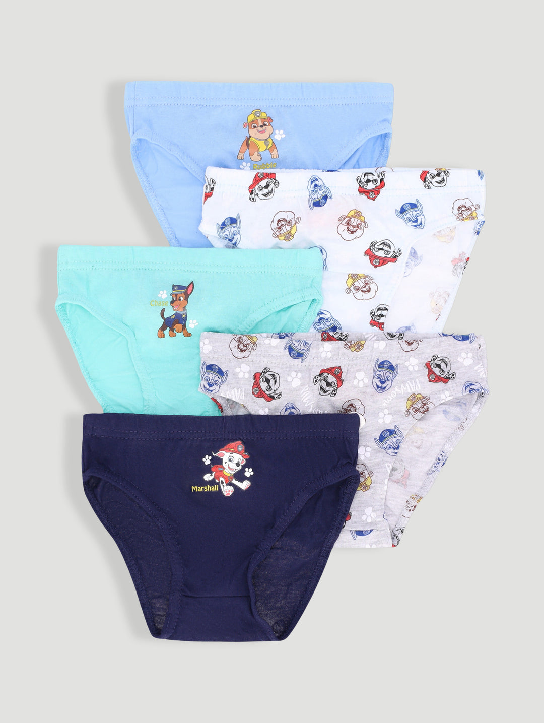 Pre-Boys 5 Pack Paw Patrol Brief - Multi