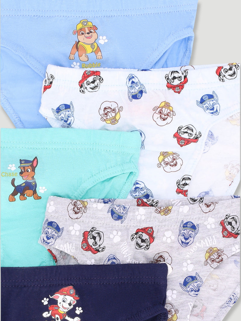 Pre-Boys 5 Pack Paw Patrol Brief - Multi