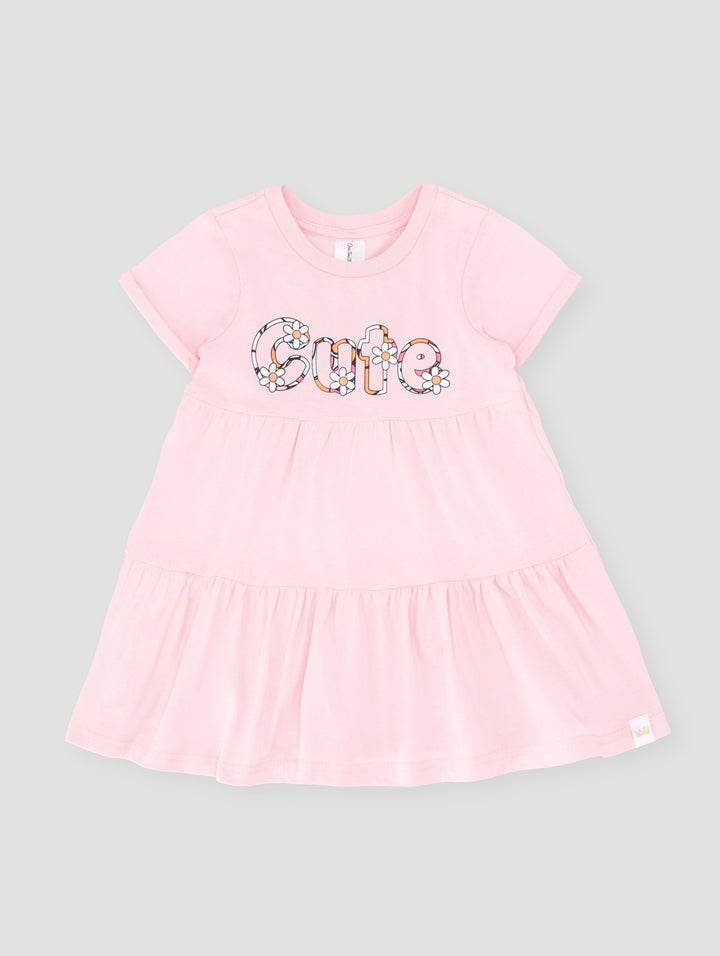 Baby Girls Knit Cute Dress - Pink