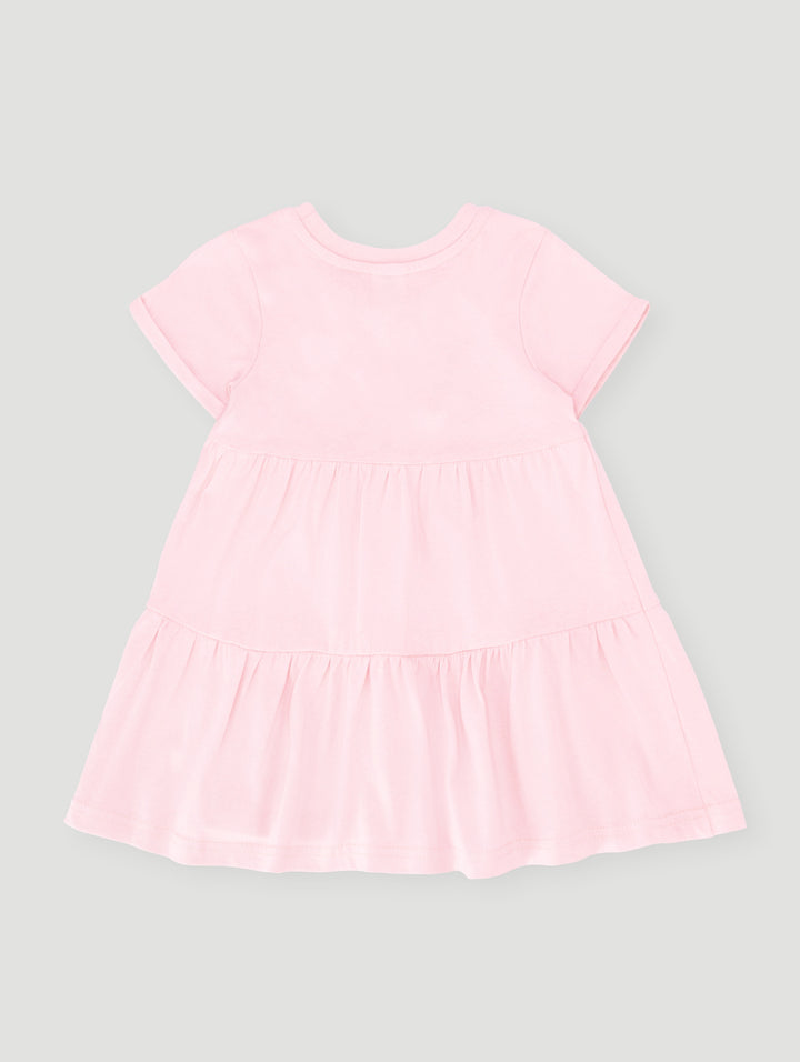 Baby Girls Knit Cute Dress - Pink