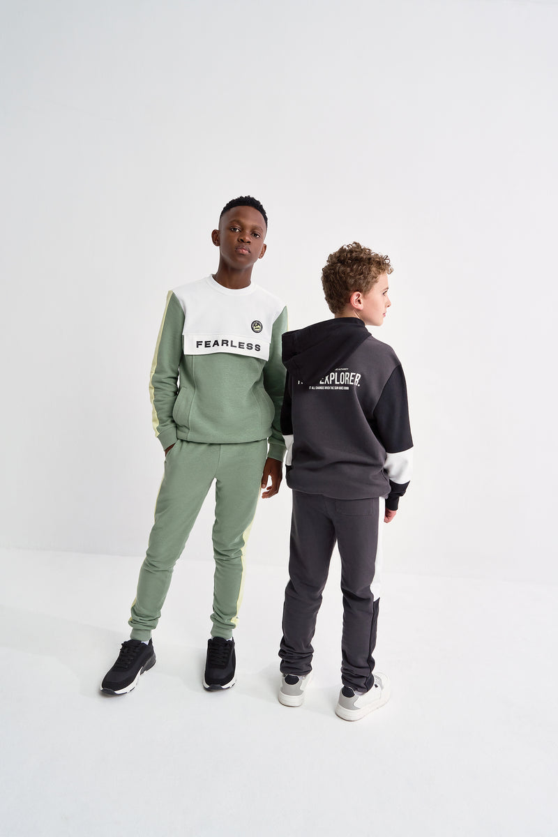 Boys Badge Jogger - Sage