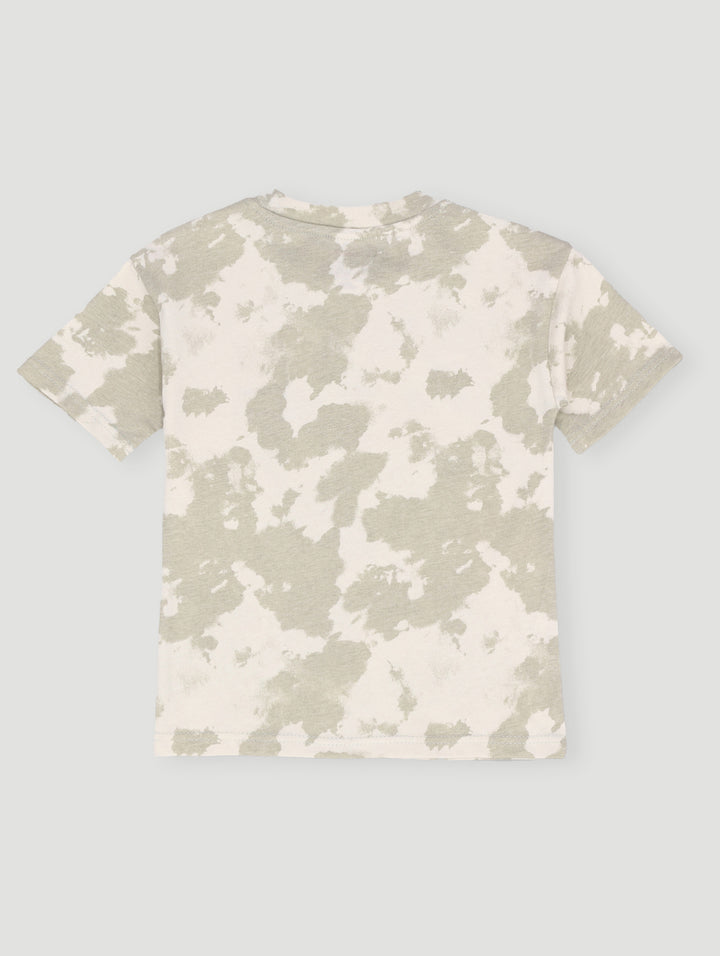 Pre- Boys New York Tie Dye Tee - Stone