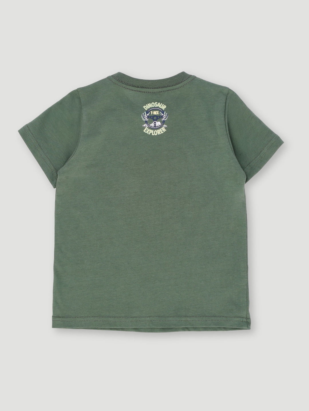 Pre-Boys Dino Tee - Olive