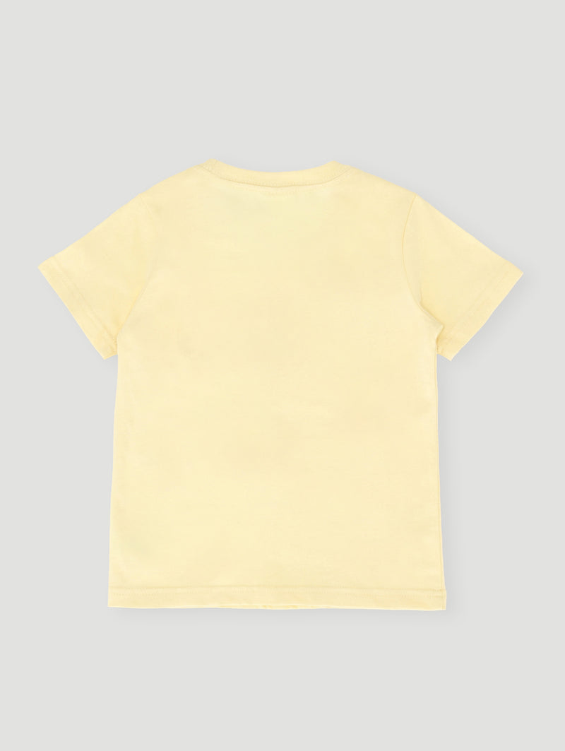 Pre- Boys Short Sleeve Tiger Tee - Yellow
