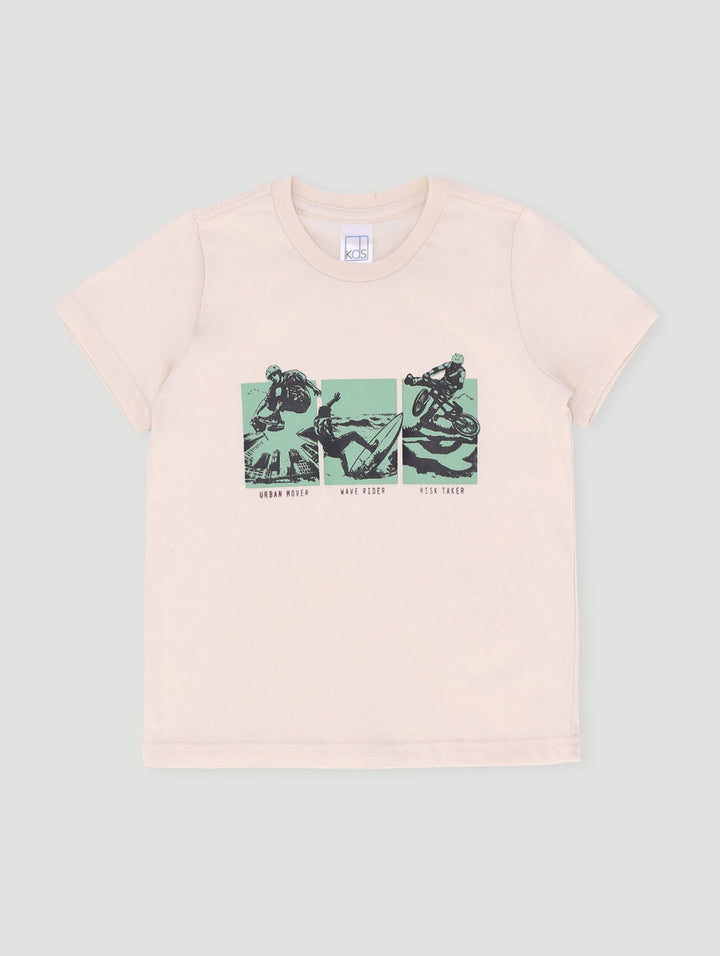 Pre-Boys Surf Tee - Stone
