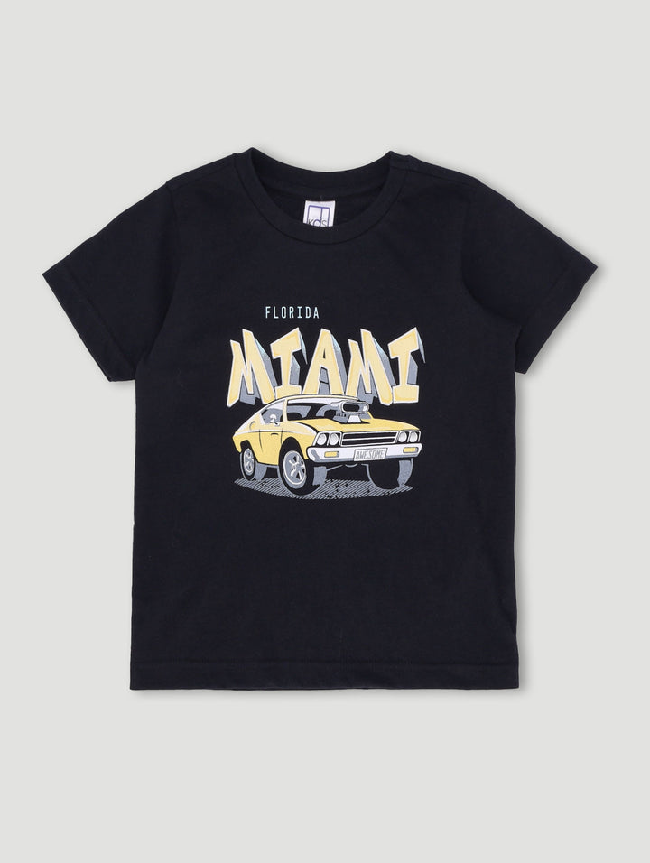 Pre-Boys Muscle Car Tee - Black