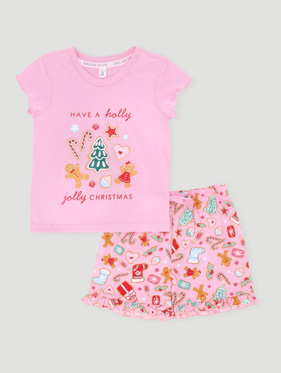 Pre-Girls Jolly Christmas Set - Pink