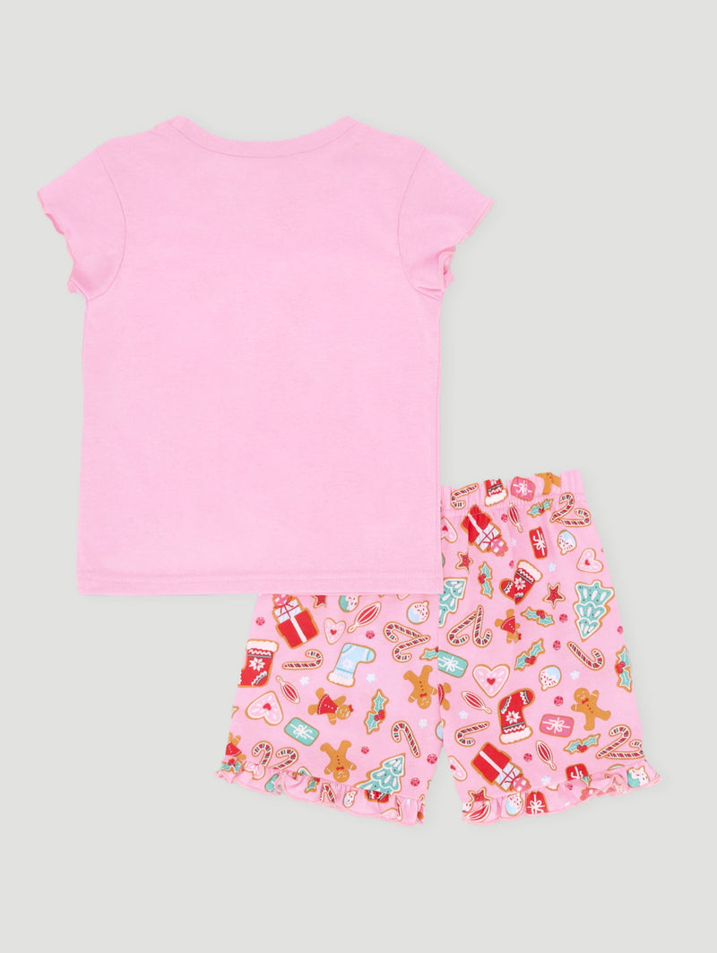 Pre-Girls Jolly Christmas Set - Pink