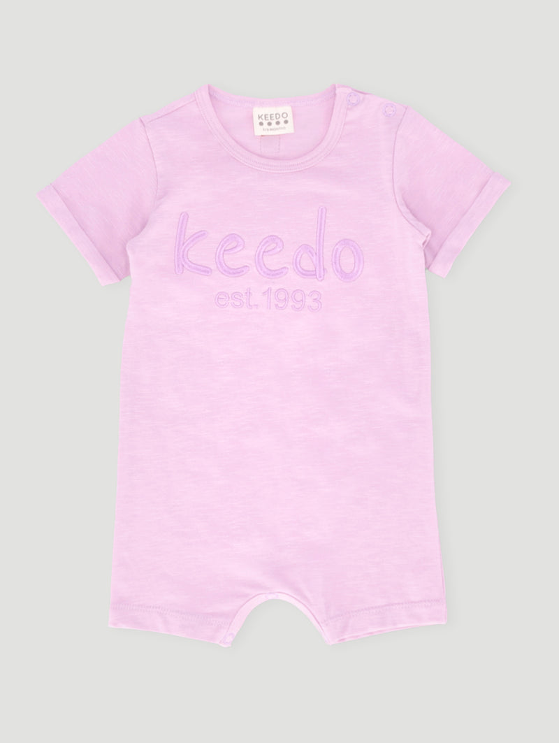 Keedo Baby Girls Core Romper - Lilac