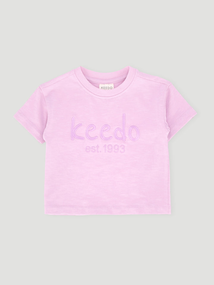 Keedo Baby Girls Core Tee - Lilac