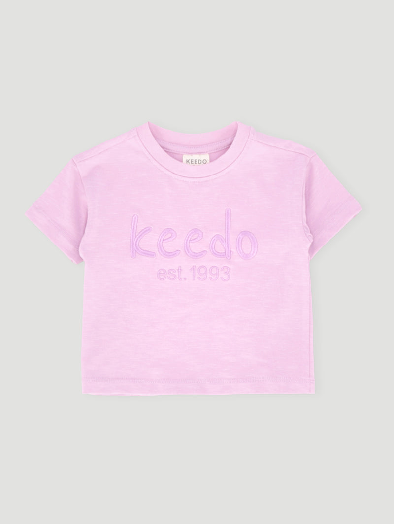 Keedo Baby Girls Core Tee - Lilac