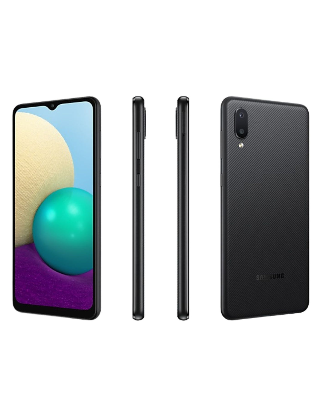 Galaxy A02 Dual Sim Cellphone - Black