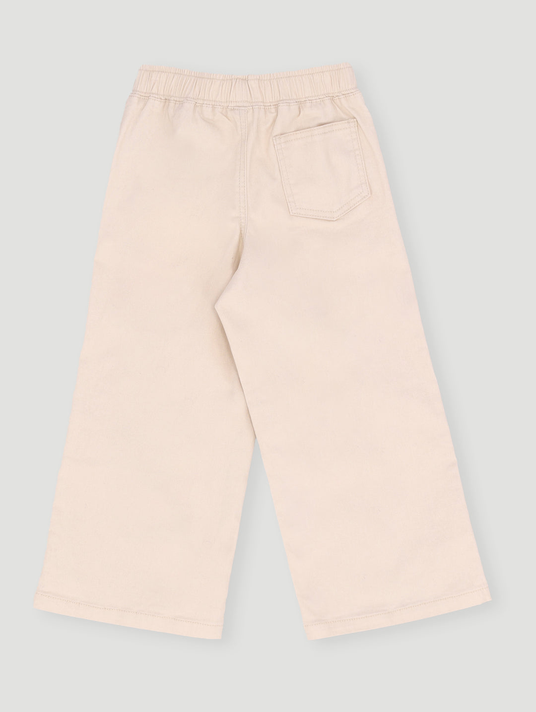 Pre- Girls Twill Stripe Cargo Pants  - Stone