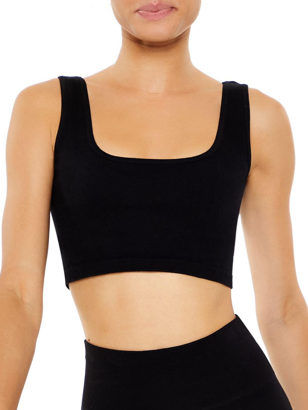 Active Longline Sport Bra - Black