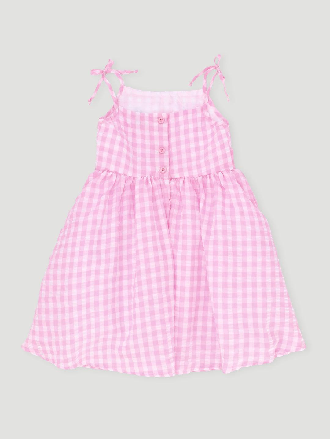 Pre-Girls Barbie Seersucker Dress - Multi