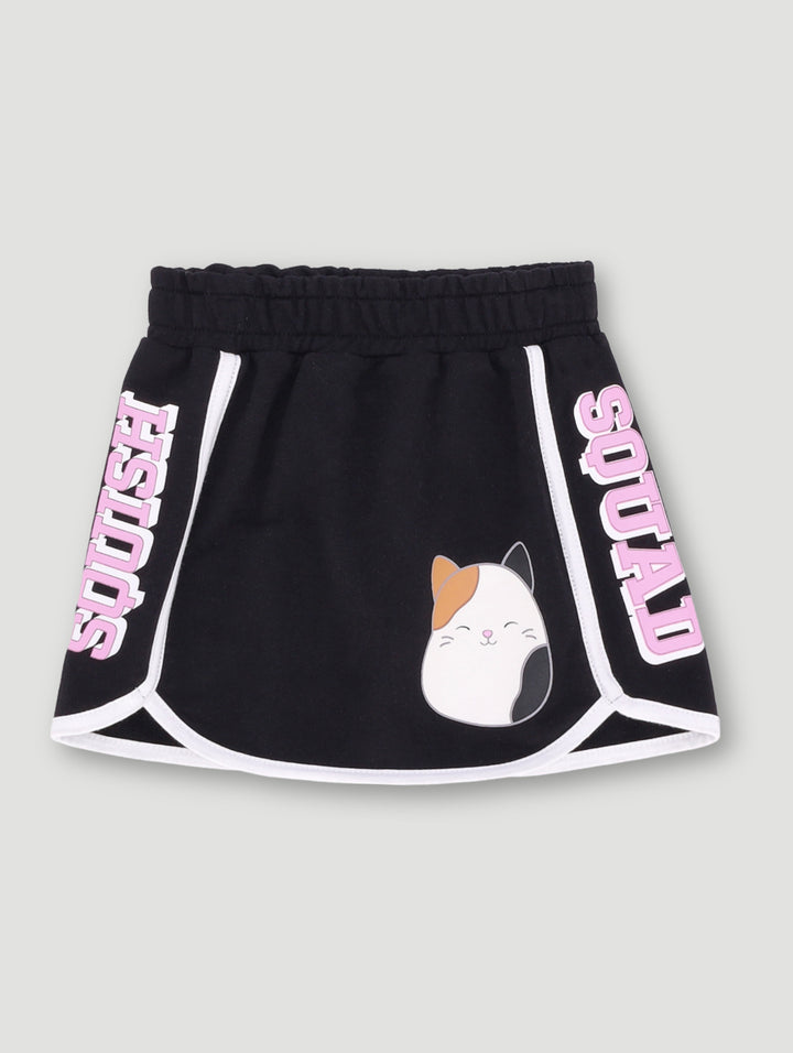 Pre- Girls Squish Sporty Skirt - Black