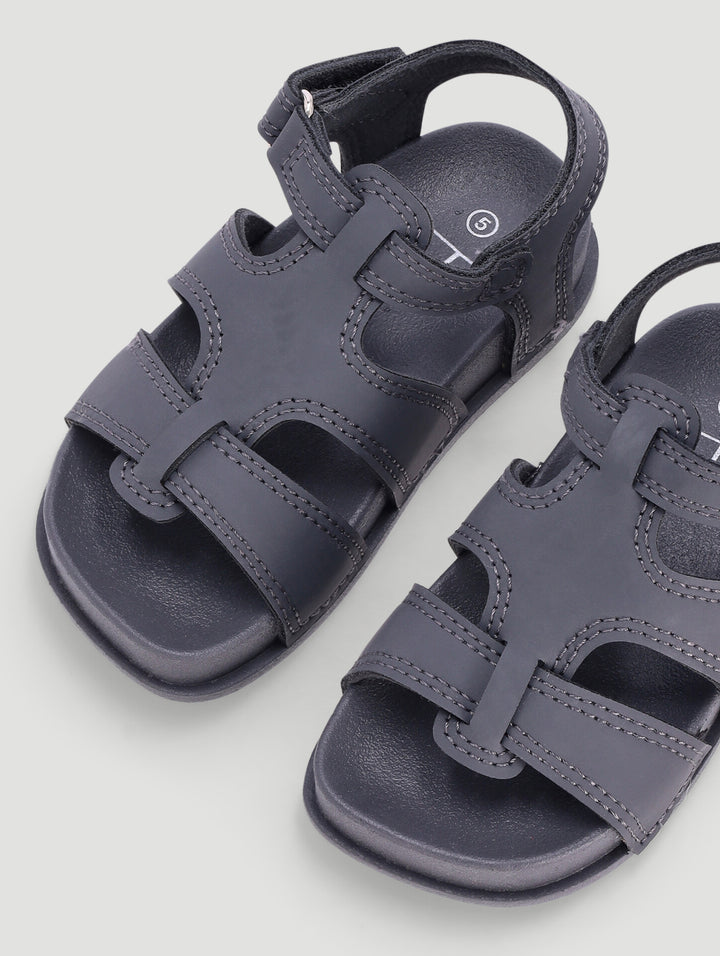 Pre-Boys Chunky Sandal - Charcoal