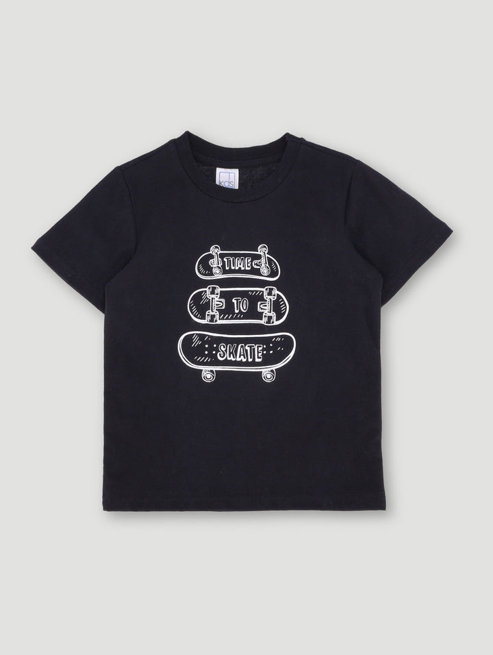 Pre- Boys Skate Tee - Black