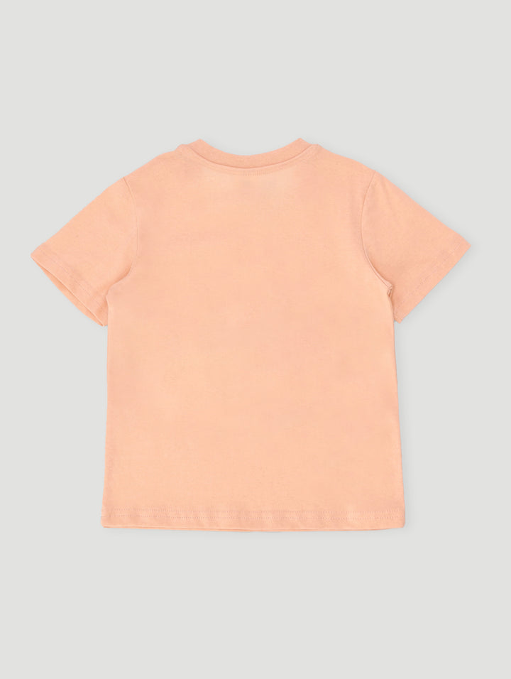 Pre-Boys Chill Zone Palm Tee - Light Orange
