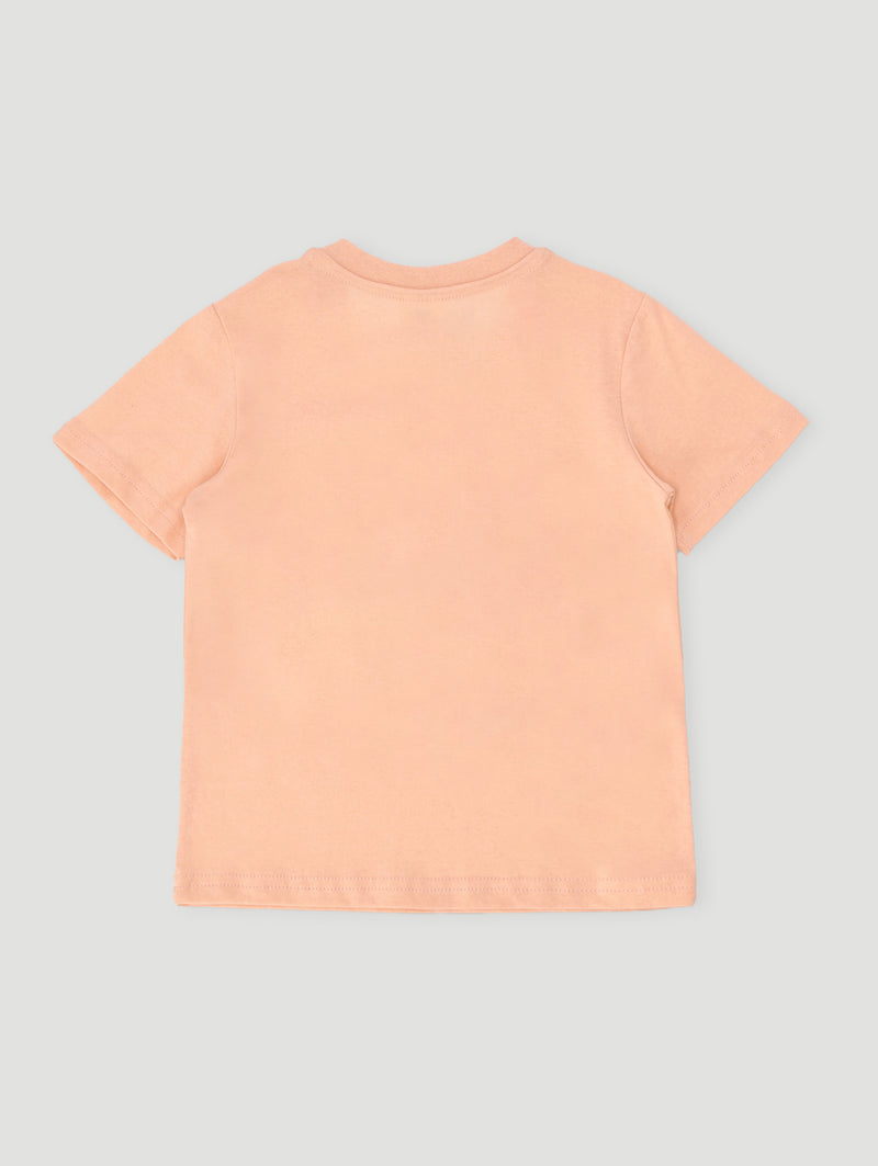 Pre-Boys Chill Zone Palm Tee - Light Orange