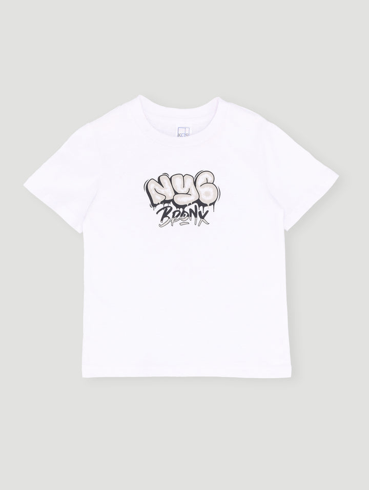 Pre- Boys Nyc Opp Tee - White