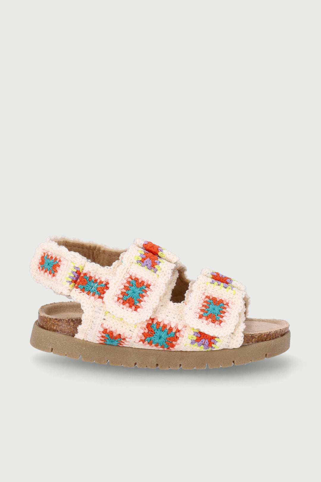 Pre-Girls Crotchet Sandal - Cream