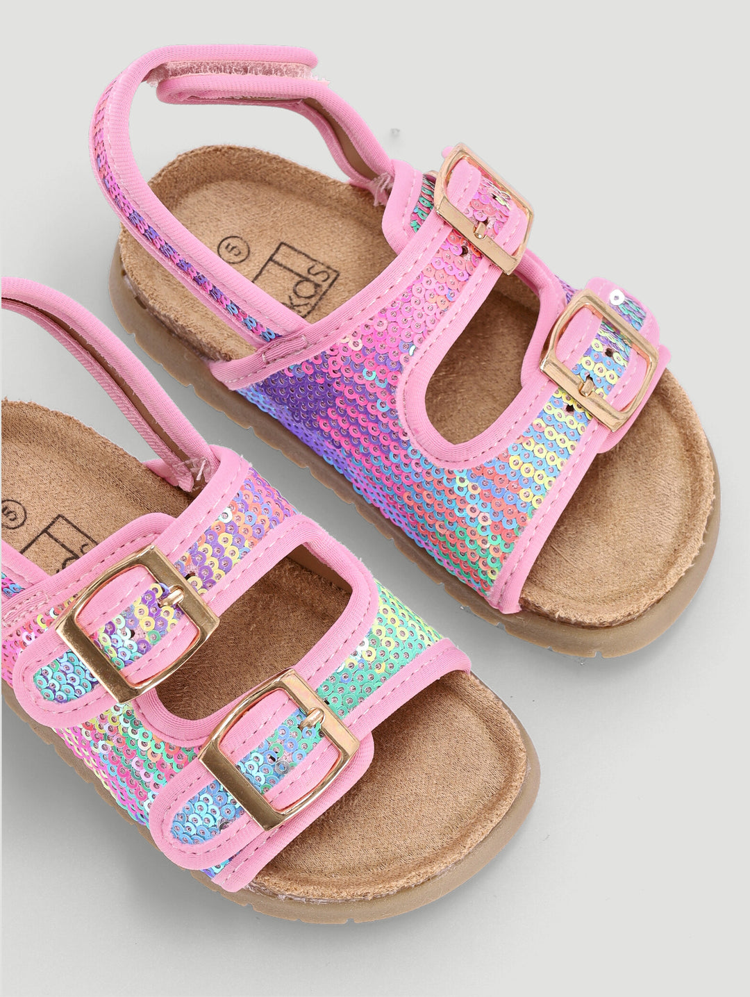 Pre-Girls Sequin Health Sandal - Multi