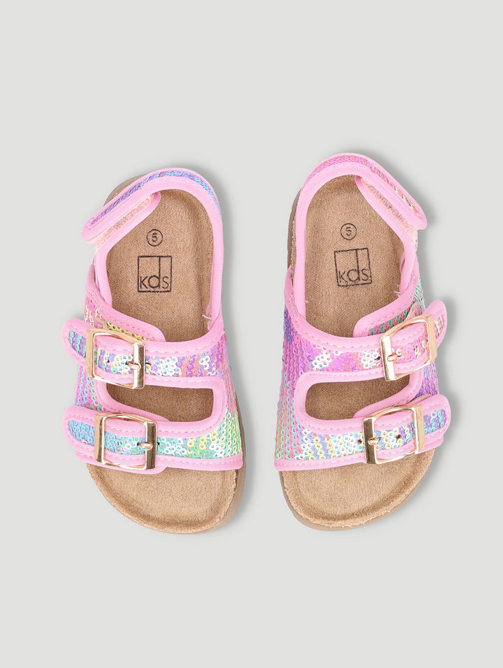 Pre-Girls Sequin Health Sandal - Multi
