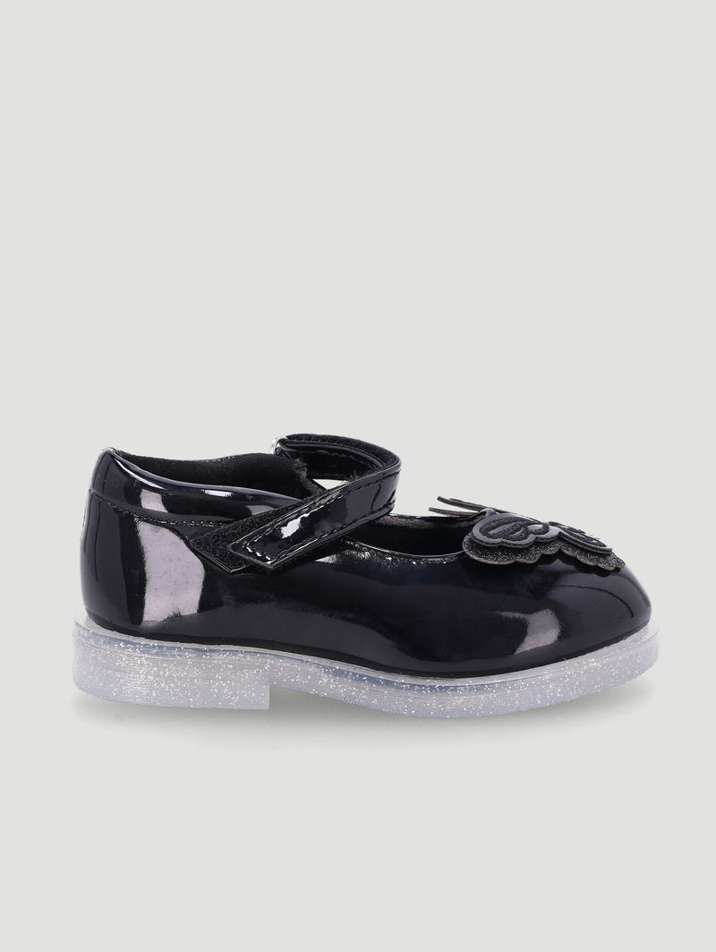 Pre-Girls Butterfly Shoe - Black