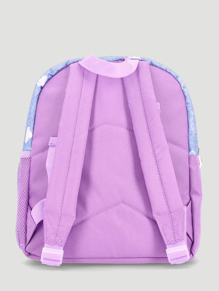 Pre-Girls Stars & Clouds Applique Backpack - Denim